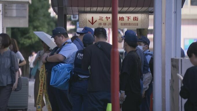 名古屋駅の地下街入口で倒れていた男性 その場で死亡確認 警備員が見つけて通報 中村区の｢ミヤコ地下街｣|TBS NEWS DIG