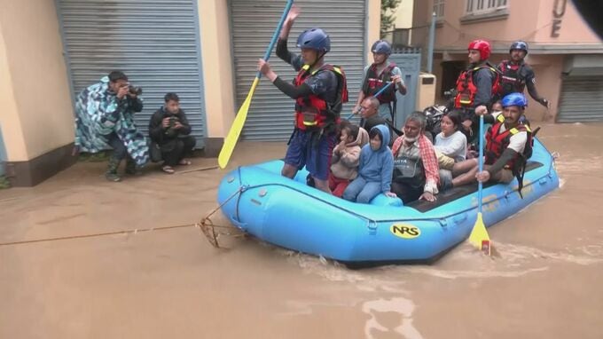 ネパールで大雨被害  112人死亡 38人行方不明　土砂崩れや洪水が相次ぐ　救助活動は難航|TBS NEWS DIG