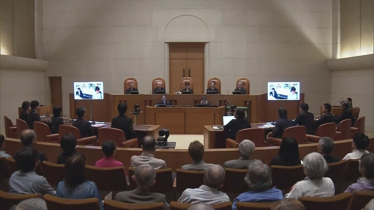 辺野古基地移設訴訟　最高裁小法廷で弁論開始