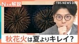 花火の見頃は秋?夏より色が鮮やか、音響効果も抜群?花火マニアが語る「秋花火」の魅力【Nスタ解説】|TBS NEWS DIG