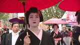 黒紋付に稲穂のかんざし姿 博多券番の芸妓たち14人が十日恵比須神社に「かち詣り」 | 福岡のニュース|RKB NEWS|RKB毎日放送