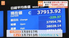 株の定説「選挙は買い」崩れる　株価きょう（25日）も下落　過去17回連続上昇記録も…　背景には政権運営への不安感| TBS CROSS DIG with Bloomberg