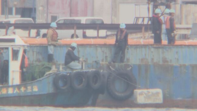 衝撃緩和策でバブルカーテン設置始まる　徳山下松港の不発弾処理へ　山口・周南|TBS NEWS DIG