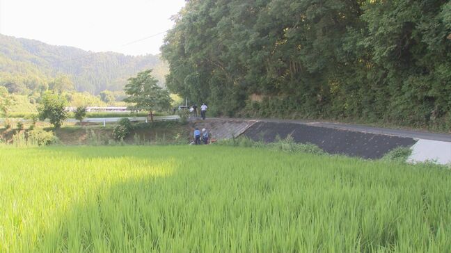 【続報】男性が用水路に倒れているのが見つかり死亡を確認　乗用タイプの草刈り機から転落か|TBS NEWS DIG