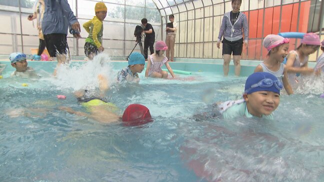 「プール最高！」待ちわびた園児が大はしゃぎ、幼稚園でひと足早くプール開き　富山で29.2℃、7月中旬並みに|TBS NEWS DIG