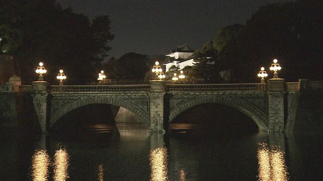 年末年始恒例の皇居ライトアップに向け試験点灯 12月23日から1月4日まで実施|TBS NEWS DIG