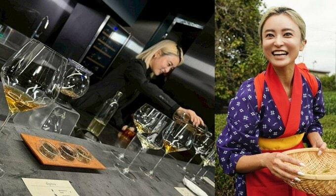 【 小島瑠璃子 】 「本日OPEN」　期間限定お茶専門店　「人生の転機に私を支えてくれたお茶。その奥深さと、ホッとする時間を五感すべてで楽しんでいただけるよう、準備万端です！」|TBS NEWS DIG