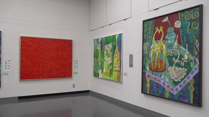 絵画や彫刻など　一般公募の作品107点展示　山梨美術協会展　　|　山梨のニュース | ＵＴＹテレビ山梨