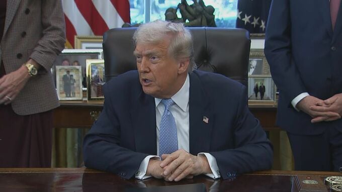 トランプ大統領　アメリカ国民1人あたり2000ドルの関税“配当”　来年半ばごろに支給の意向|TBS NEWS DIG