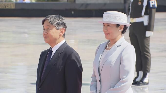 天皇皇后両陛下　滞在中のインドネシアで黙祷　沖縄慰霊の日|TBS NEWS DIG