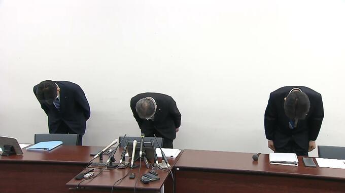 関電社長が臨時会見で謝罪　カルテルは前社長の森本氏が主導し中国電力などに提案　森社長の引責辞任を否定　関電は自主申告で処分免除に　大手電力3社に『1000億円』の巨額課徴金|TBS NEWS DIG