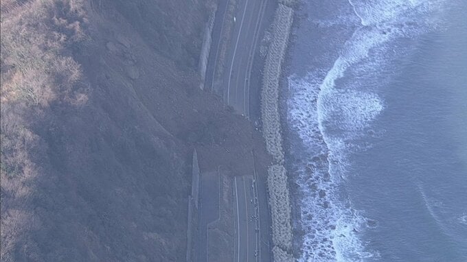 土砂崩れの国道8号 2月中旬までに通行止め解除へ　高田河川国道事務所発表|TBS NEWS DIG