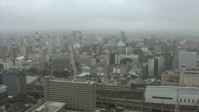 前線の南下…大気の状態は非常に不安定　富山県南砺市に土砂災害警戒情報　【今後の雨と風 3時間ごとのシミュレーション】　|　富山のニュース｜天気・防災｜チューリップテレビ