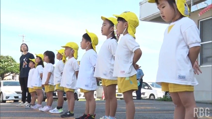 交通安全願い手作りこいのぼり　宮古島