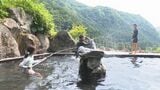 「露天プール大作戦」 閉館した絶景の露天風呂 長野県・馬曲温泉でイベント 夏休みの最後の思い出に おもいっきり水遊び! |TBS NEWS DIG