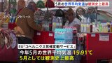 EU気象機関発表　今年5月の平均気温は観測史上最高　月としては12か月連続|TBS NEWS DIG