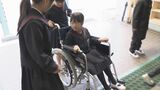 「上るところがすんごい苦労した」アイマスクは下りが「おそるおそる」児童が車椅子で校内回って福祉を学ぶ　山口県防府市　|　山口のニュース・天気・防災｜tys NEWS｜ｔｙｓテレビ山口