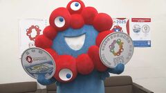 「ミャクミャク」が財務省に　大阪万博の記念貨幣をPR| TBS CROSS DIG with Bloomberg