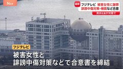 フジテレビ清水社長　被害女性に面会して謝罪　中居正広氏とのトラブルをめぐり　誹謗中傷対策・補償などで合意| TBS CROSS DIG with Bloomberg