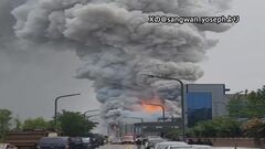 ソウル近郊のリチウムバッテリー工場で火事　1人死亡 5人重軽傷　21人と連絡取れず取り残されている可能性も| TBS CROSS DIG with Bloomberg