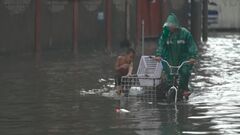 マニラ首都圏などフィリピン各地で台風6号およびモンスーンの影響による大雨・洪水　車で流された2人不明| TBS CROSS DIG with Bloomberg
