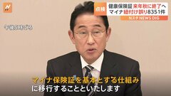 岸田総理　いまの健康保険証　来年秋に終了へ　マイナンバーの紐づけ誤りは8351件| TBS CROSS DIG with Bloomberg