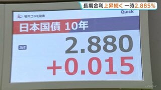 日本のインフレ懸念強まる…長期金利が一時2.885%に上昇　約30年ぶりの高水準　イラン情勢緊迫による原油高で| TBS CROSS DIG with Bloomberg