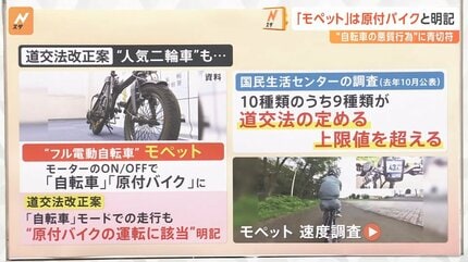 スマホながら運転」が罰則金対象へ 自転車の悪質行為に“青切符”【Nスタ