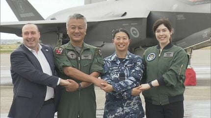 円滑化協定」発効後では初 小松基地の“日豪共同訓練”で小野田防衛大臣