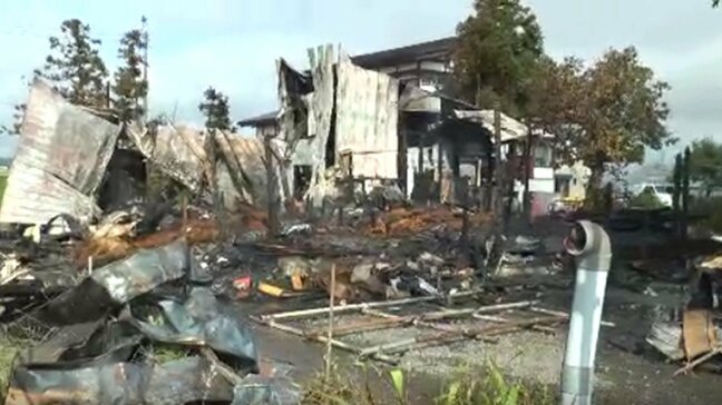 新庄市で火災　住宅と作業小屋の2棟が焼ける　ケガ人はいない模様（山形）|TBS NEWS DIG