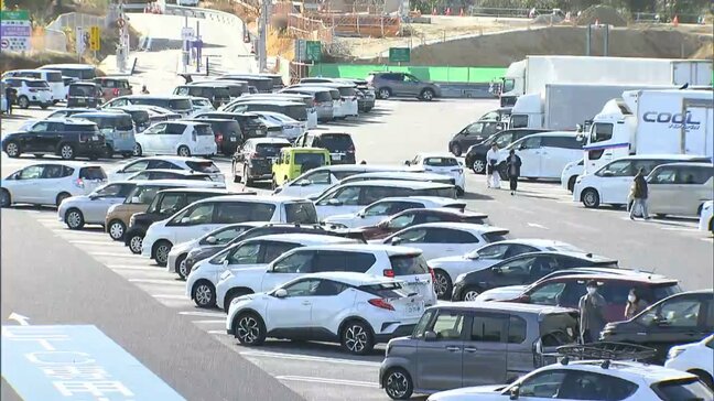 高速道路は帰省ラッシュ SAは朝から混雑も県内の山陽道では29日目立った渋滞はなし 下りピークは30日までの予測【岡山】|TBS NEWS DIG