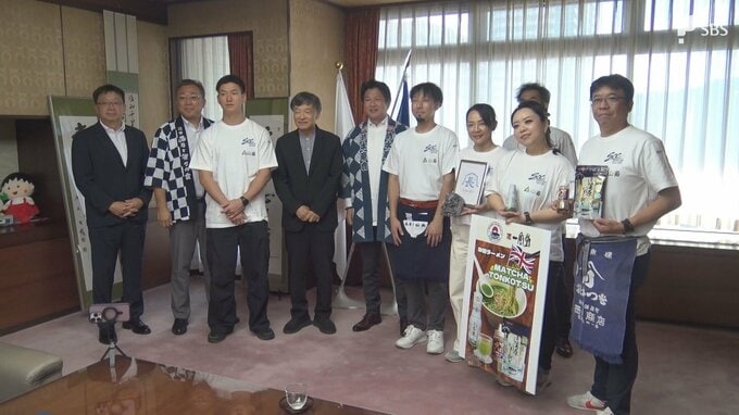 ロンドンで静岡の伝統文化や食の魅力を発信へ みこし団体などが渡英を前に静岡市長を訪問「抹茶豚骨ラーメン」を提供予定＝静岡市|TBS NEWS DIG