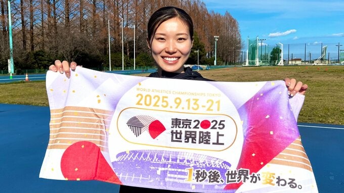 女子走高跳のエース・髙橋渚「想像するだけで緊張」「世界と戦う」努力の先に見据える東京世界陸上|TBS NEWS DIG