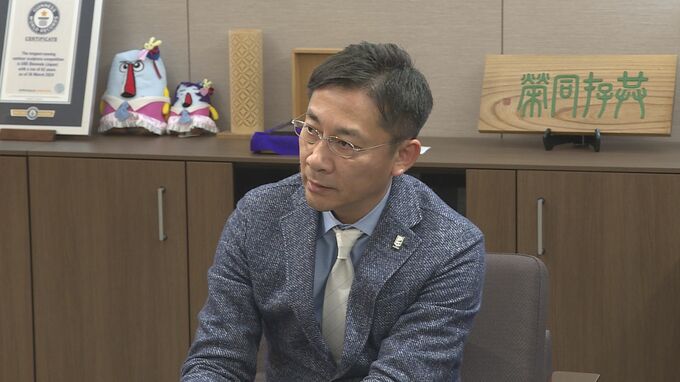 「バスケで地域を盛り上げて」Ｂリーグのチェアマンが宇部市長とパッツファイブのオーナー企業を訪問　山口・宇部　|　山口のニュース・天気・防災｜tys NEWS｜ｔｙｓテレビ山口