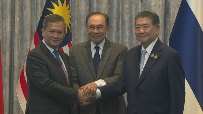 タイ・カンボジア衝突　現地時間29日午前0時から無条件での停戦することに両国が合意　仲介役のマレーシア首相が発表|TBS NEWS DIG