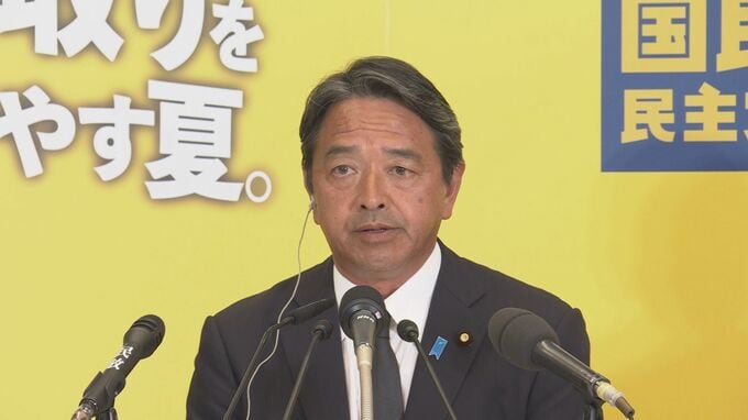 国民・榛葉幹事長　自民党との連立「今の自民党とは到底組むことはできない」|TBS NEWS DIG