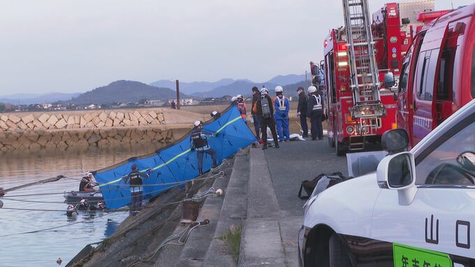 「海中に車両が転落している」車内から男性の遺体発見・転落から数日経過か　山口　|　山口のニュース・天気・防災｜tys NEWS｜ｔｙｓテレビ山口