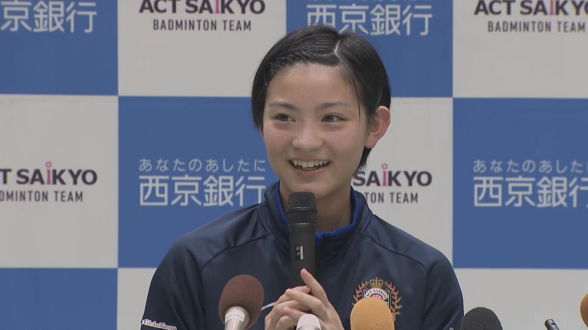 世界ジュニアでも優勝 バドミントン日本A代表 宮崎友花選手（柳井商工