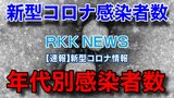 【年代別感染者数】新型コロナ 熊本県新規感染数 死亡者数 11月28日発表(40歳代 最多) | 熊本のニュース|RKK NEWS|RKK熊本放送