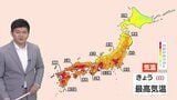 東京30℃で今年初の真夏日予想 週明けにかけて35℃以上の猛暑日になる所も 熱中症への注意続けて|TBS NEWS DIG