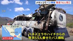 移民を乗せたバスが横転　少なくとも16人死亡　メキシコ| TBS CROSS DIG with Bloomberg