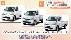 ダイハツ認証不正、3車種の型式取り消しへ　対象車の量産が実質不可能に| TBS CROSS DIG with Bloomberg