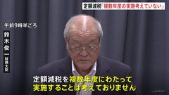 定額減税「複数年度の実施考えていない」鈴木財務大臣| TBS CROSS DIG with Bloomberg