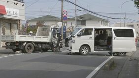 埼玉・川口市でトラックとワンボックスカーが衝突 生後6か月の女の子が意識不明の状態で病院に搬送 このほか3人がけが|TBS NEWS DIG