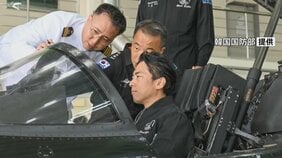 小泉防衛大臣が韓国の特殊飛行部隊「ブラックイーグルス」を視察　機体のコックピットにも搭乗　きょう日韓防衛相会談|TBS NEWS DIG