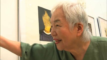 保田扶佐子さん スペインの芸術家、ルイス・ペッサさんを偲ぶ展覧会 初期から晩年まで