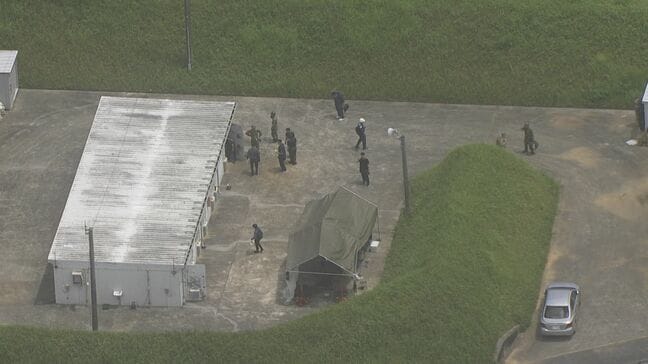 【写真あり】不発弾保管庫で爆発 自衛隊員4人搬送も周辺地域への被害なし  沖縄・米軍嘉手納弾薬庫地区内|TBS NEWS DIG
