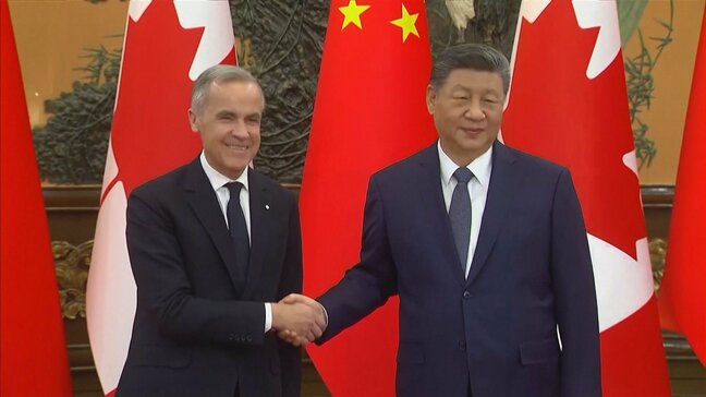 中国の習近平国家主席とカナダのカーニー首相が会談 相互に関税の引き下げで合意|TBS NEWS DIG