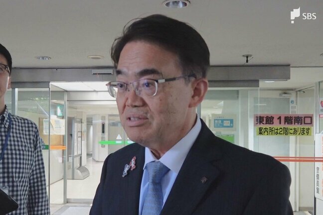 「リニア新幹線もよろしくお願いします」愛知県の大村秀章知事が静岡県庁で鈴木知事と面会 アジア競技大会をPRするとともにリニア中央新幹線について「よろしくお願いします」と伝える|TBS NEWS DIG