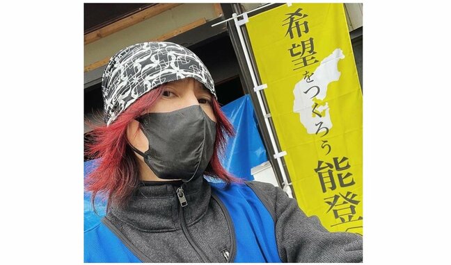SUGIZOさん 【能登半島地震】 被災地へ思い綴る 「一刻も早い復興を心から願います」「出来得るあらゆる行動を実践」|TBS NEWS DIG